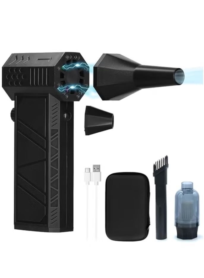 Portable Turbo Fan, 138000 Rpm Blower Fan, 8000mAh Battery Mini Wind Blower BBQ Fan - Image 1